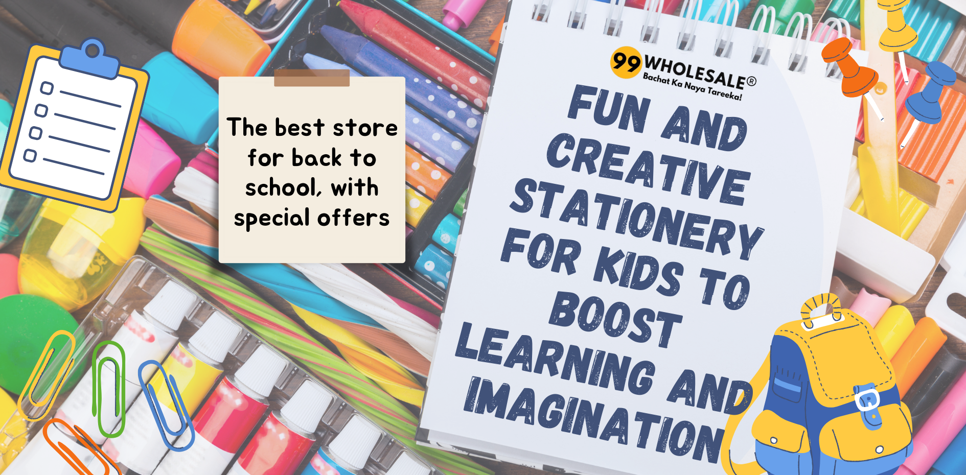 Fun & Creative Kids' Stationery to Boost Learning – 99wholesale