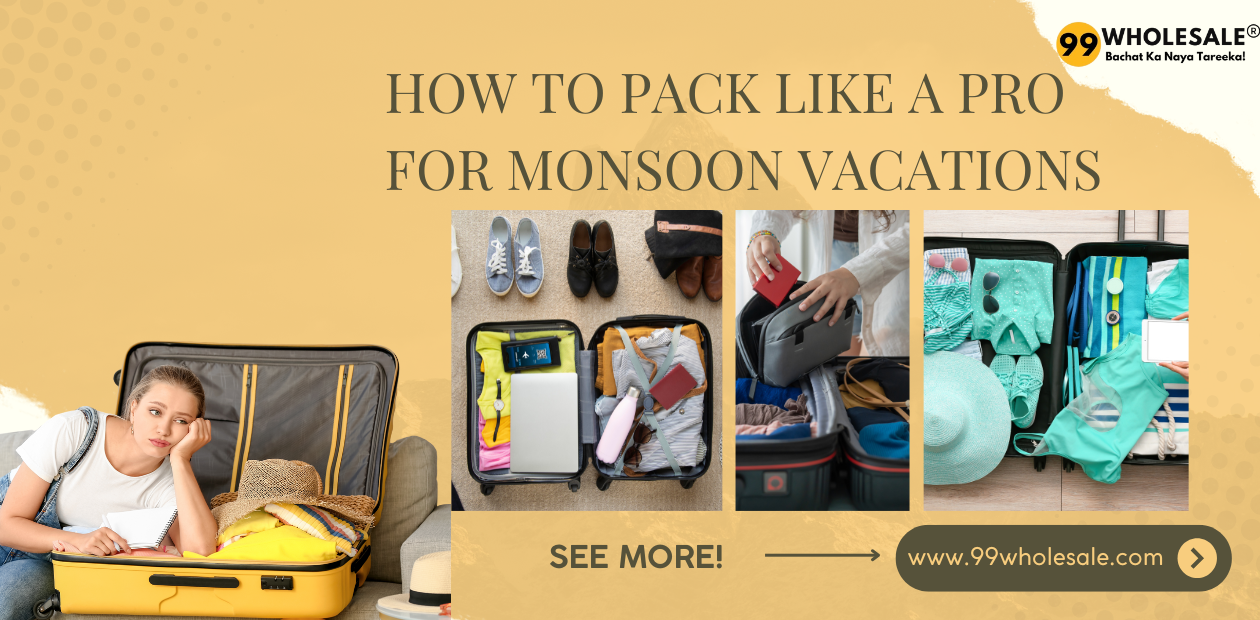 How to Pack Like a Pro for Monsoon Vacations - 99Wholesale