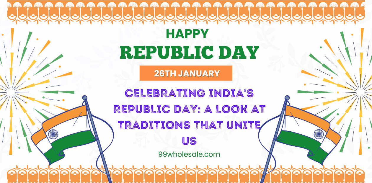 showing the tradition to celebrate republic day