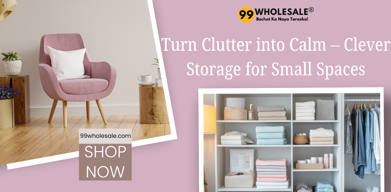 Turn Clutter into Calm – Clever Storage for Small Spaces - 99Wholesale