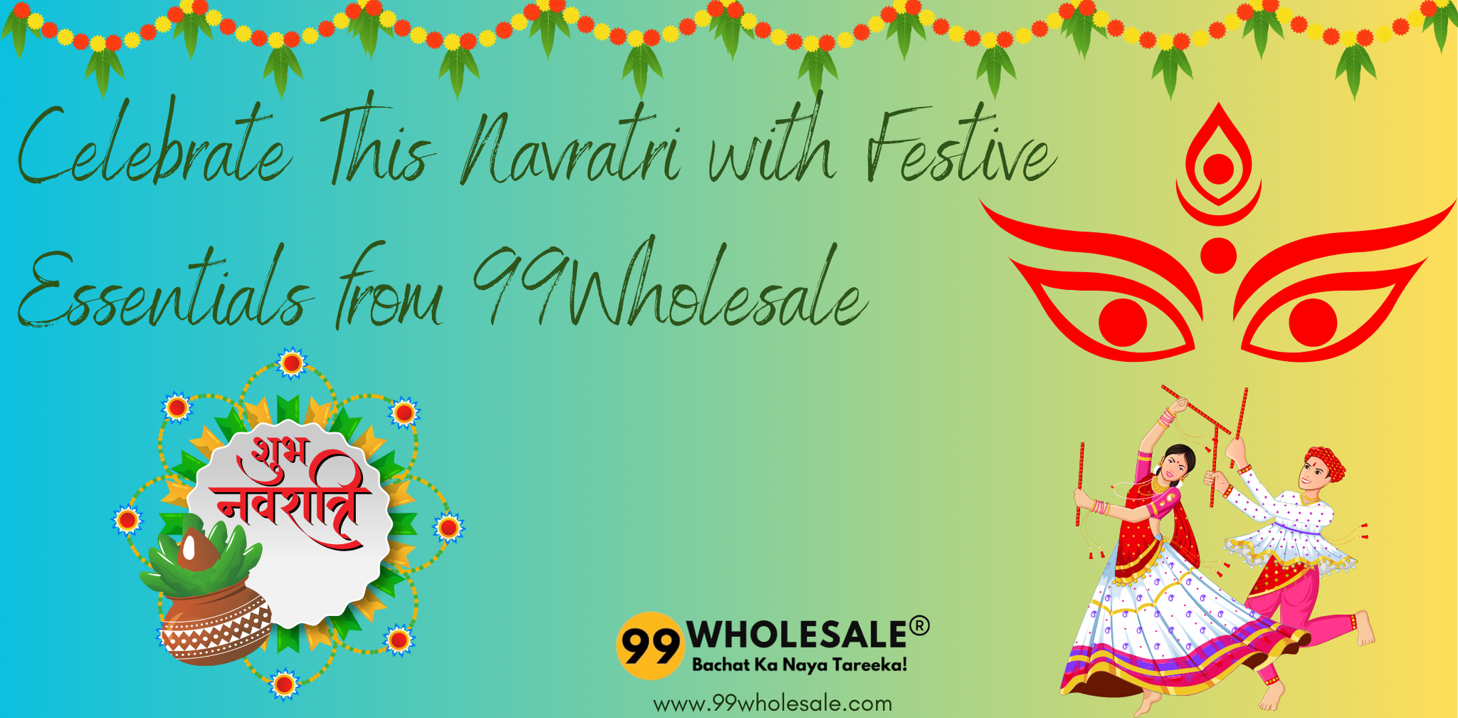 Celebrate This Navratri with Festive Essentials from 99Wholesale