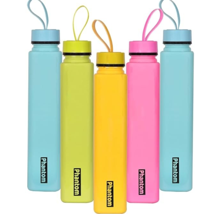 Attractive Plastic Phantom 1000ml Water Bottle – Leak-Proof Sports Bottle (Random Color-Pack of 1)