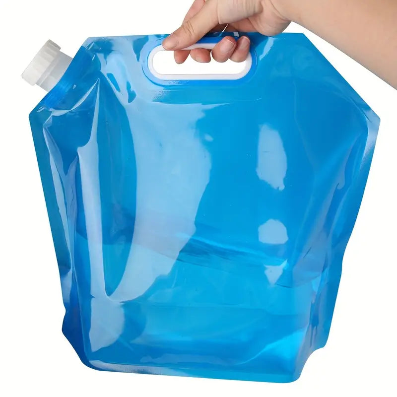 10 L Folding Water Bag – Portable Leakproof Polyethylene Water Storage Bag for Travel, Camping & Emergency Use