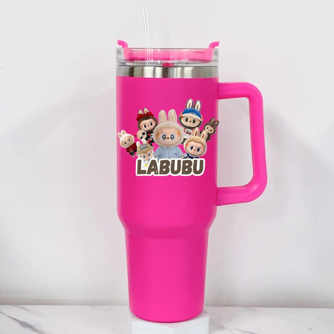 Unique Labubu Design Water Tumbler: A customized gift perfect for kids