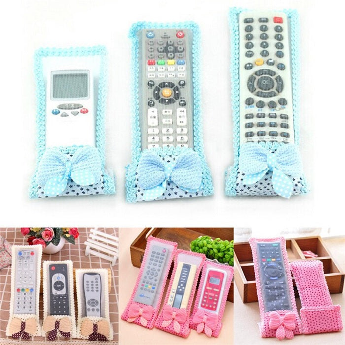 Remote Control Cover 3 Pcs Set – Soft Silicone Protective Case, Dustproof & Washable (Random Color)