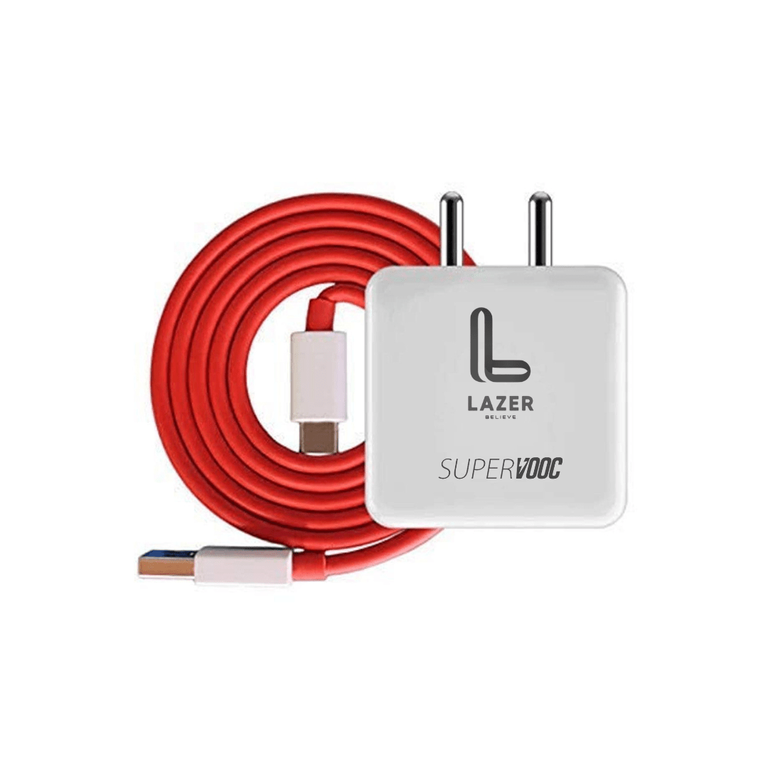 Lazer Type-C 15V Fast Charger with Cable – Quick Charge Adapter for Smartphones