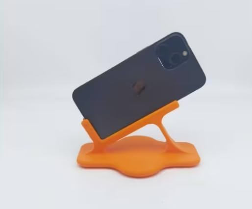 Bedside Phone Holder,Anti-Drop Design, Perfect for Bedside, Sofa, and Lazy Use! Ergonomic Curved Base, Non-Slip Grip, Durable Plastic Material, Ideal for Side-Lying Video Viewing