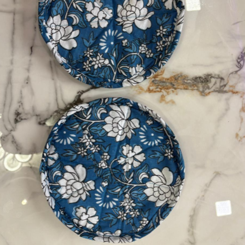 Cotton Roti Cover Set – Chapati Rumals for Keeping Rotis Warm (Random Design-Pack of 2 Pieces)