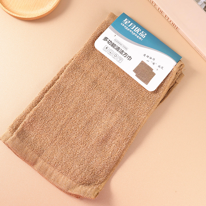 2 Pcs Card Packing Dishwashing Towels