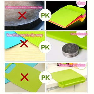 Premium Quality 2 in 1 Non-Slip Cutting Board, Detachable Chopping Board and Food Container