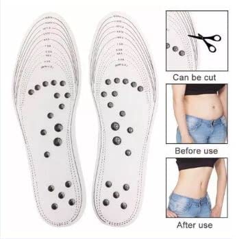 Magnetic Foot Acupressure Insoles/India Height Increase Device for Men and Women (1 pair)