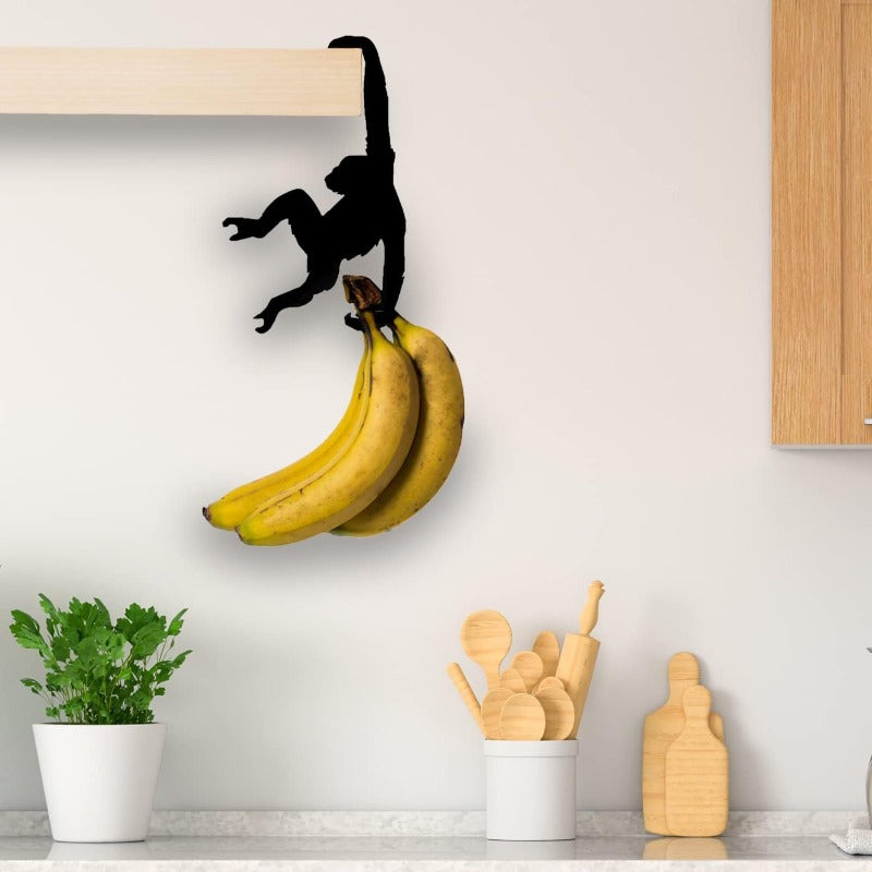 Magic Hook for Hanging Plants Jackets Keys or Stylx`ish Purse Hanger - Perfect for Kitchen Dorm Room Bedroom and Entryway for Home or Office (Chimp)