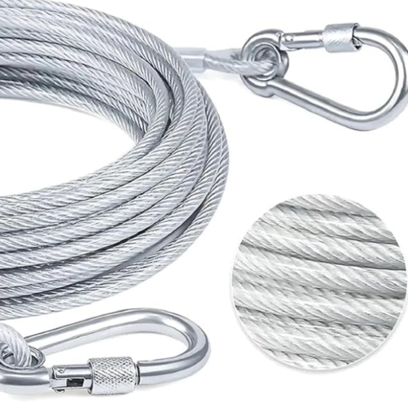 5 Meter Heavy-Duty Cloth Drying Rope with Hooks | Strong Portable Laundry Clothesline for Indoor & Outdoor Use