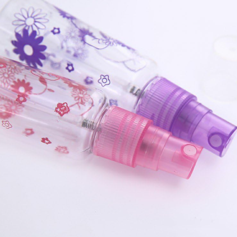 60 ML Plastic Refillable Fine Mist Spray Bottle – Leak-Proof, Portable & Reusable Spray Container(Random color-Pack of 1)