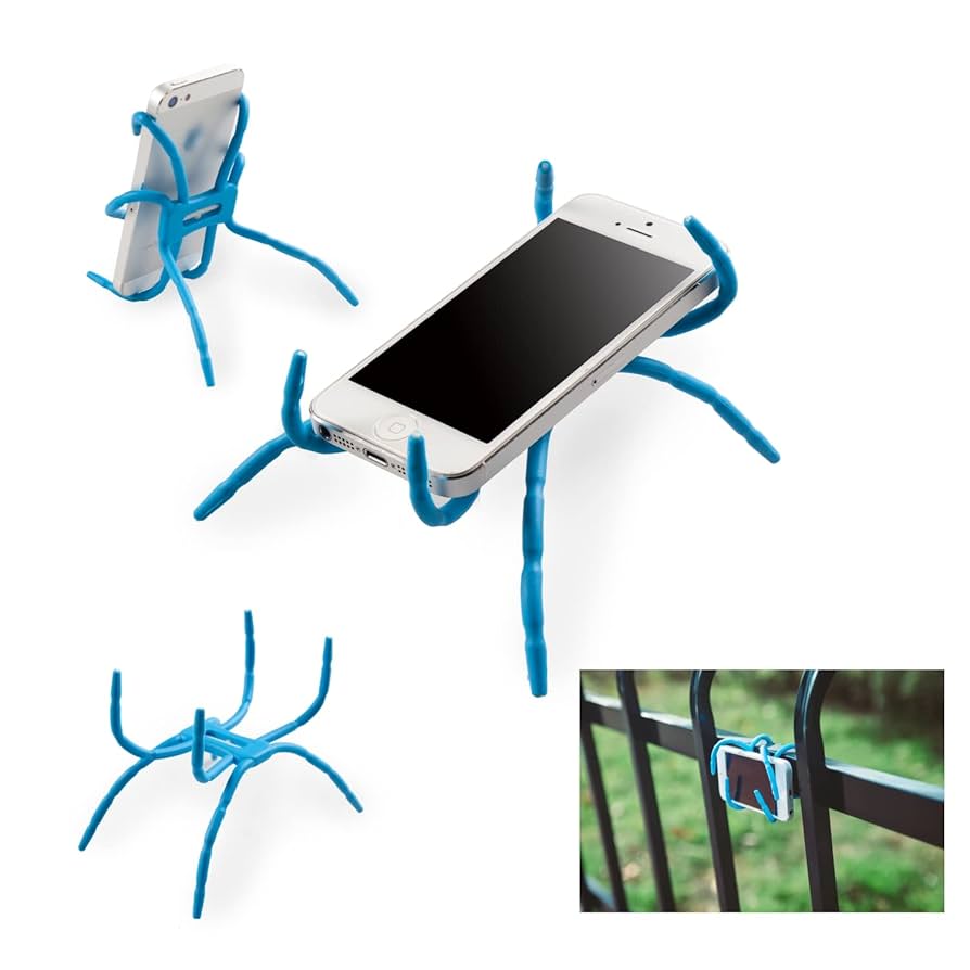 Bendable Spider Mobile Phone Holder – Flexible Stand for Smartphones (Random color- Pack of 1)