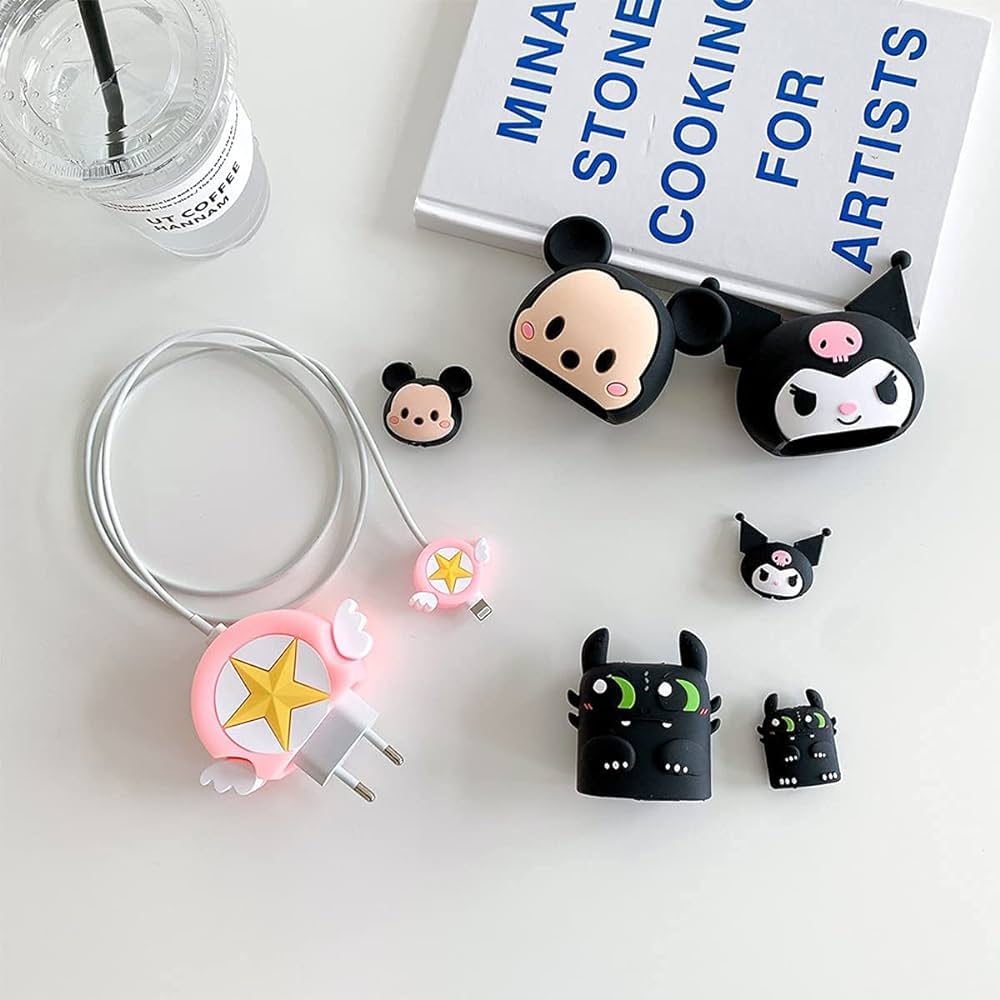 iPhone Charger Cover With Cable Protector (Random)