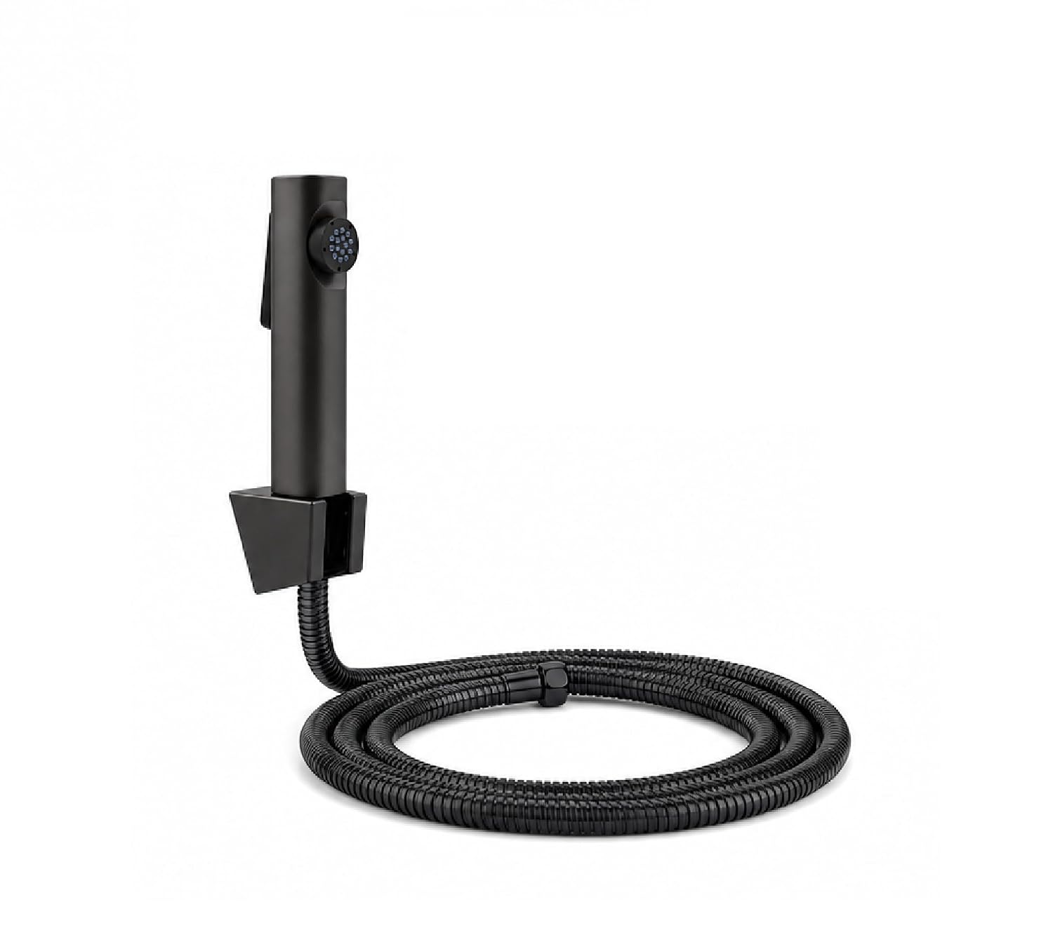 Premium Handheld Bidet Spray Gun High Pressure Toilet Jet Spray with Flexible Hose Wall Holder Bathroom Hygiene Spray for WC Baby Care & Pet Bath Matte Black (Hose 1 Meter)