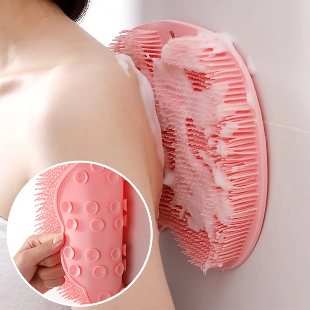 Shower Foot & Back Body Scrubber – Dual-Sided Silicone Bath Brush for Deep Cleaning, Exfoliation & Massage