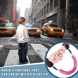 Anti Lost Wrist Link For Toddlers Babies & Kids, 4.92ft Safety Wrist Link - Reflective Child Walking Rope For Boy & Girls, Child Safety Wrist Band
