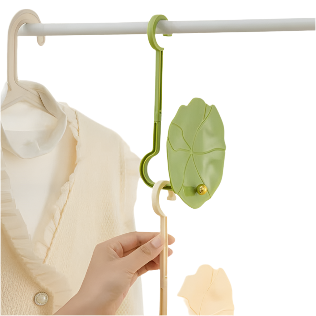 Lotus leaf Shape Hanger, Decorative Plastic Hangers in Lotus Leaf Design with Different Colour