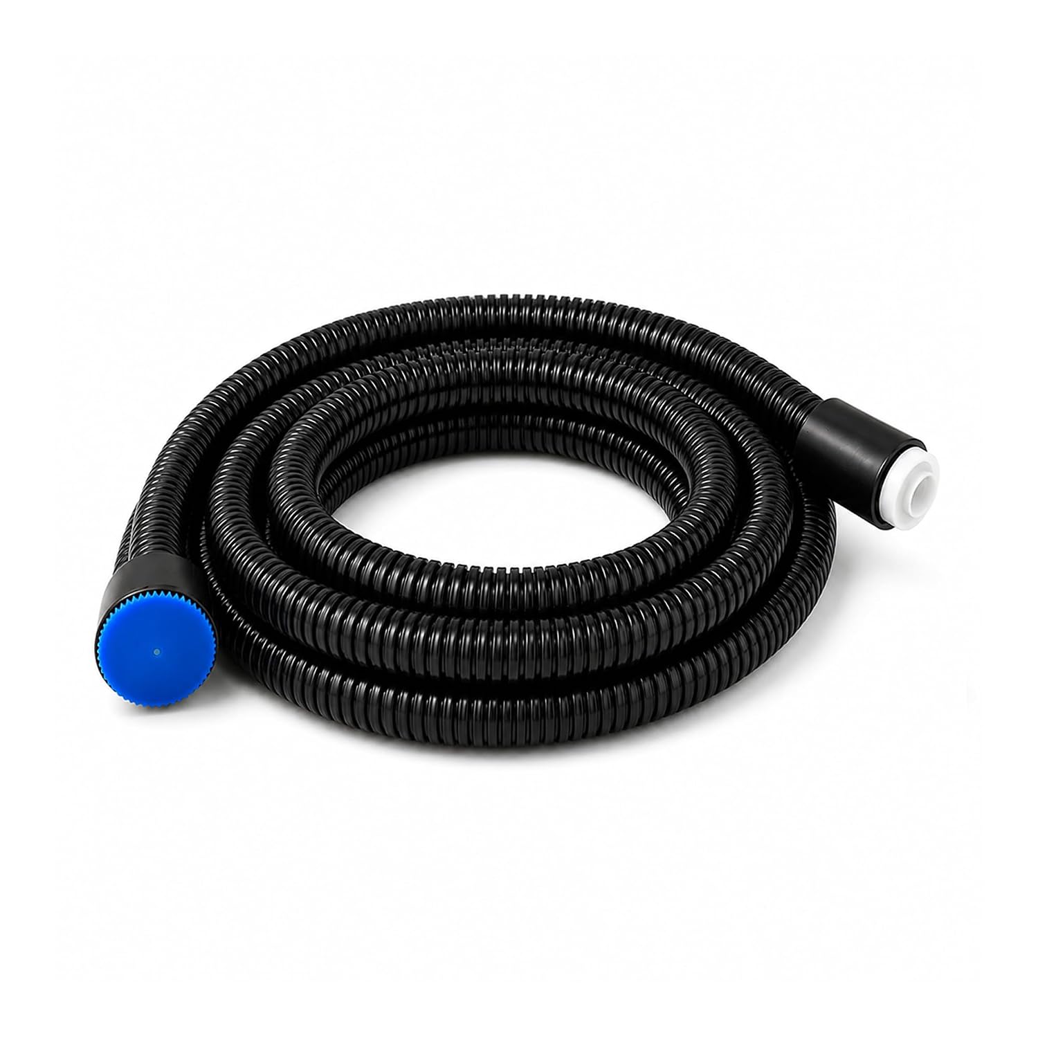 Flexible Stainless Steel Black Shower Hose Pipe Universal Anti-Twist Handheld Shower Hose – High Pressure Bathroom Replacement Hose with Brass Fittings (1.7 Meter Black Color)