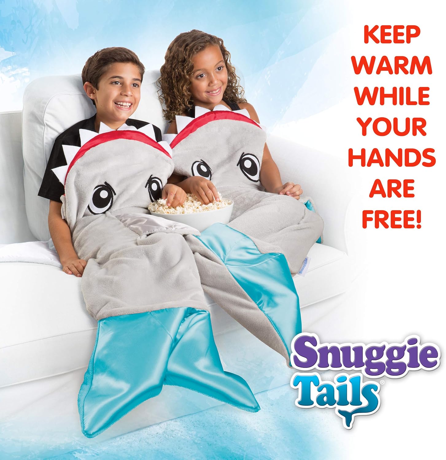 SHARK- Tails Comfy Cozy Super Soft Blanket for Kids