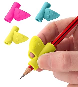 Silicone Pencil Grip Set – Ergonomic Writing Holder for Kids & Adults (Pack of 4 Pcs)