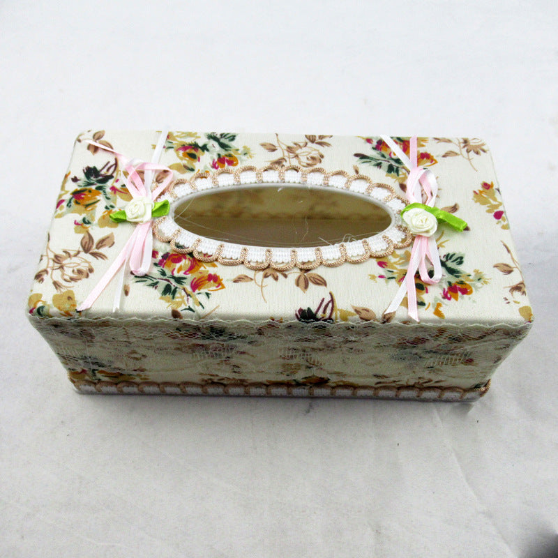Tissue Box Holder – Stylish Napkin Holder Case for Home, Office & Car (Random Color/Design)  (Pack of 1)