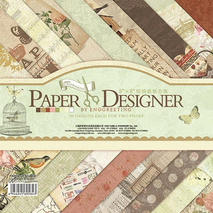 A pack of Eno Greeting Paper Designer - Flowers printed papers is shown. printed papers, art paper, craft paper, scrapbook paper, pattern paper, paper designer, Eno Greeting, floral paper, art & craft supplies, stationery items, stationery shop near me.