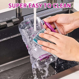 Handheld Batter Dispenser for Cup Cakes, Idli, Dosa, Utappa making, Plastic Measuring Cup Tool (Random Colors)