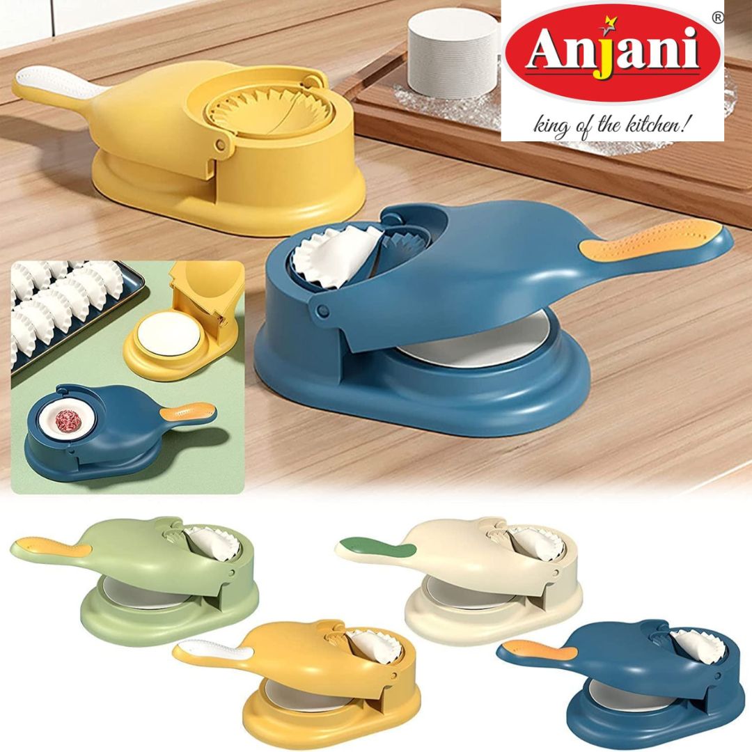 Anjani Puri & Momos Maker Machine – Compact, Easy-to-Use Plastic Snack & Dumpling Press (Pack of 1)