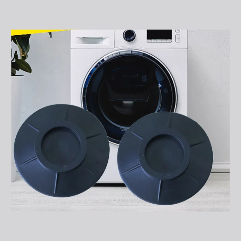 Super Vacuum Anti Slip Vibration Rubber Pads - Appliance Stabilizer (Pack Of 4)
