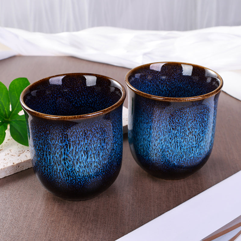 Beam Drawing Ceramic Cup (Large) – Artistic Handmade Mug for Tea, Coffee & Beverages