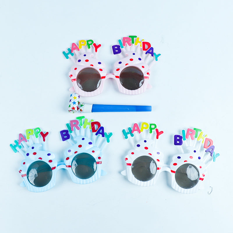 Funny Party Blower Birthday Glasses – Novelty Party Accessories for Kids & Adults