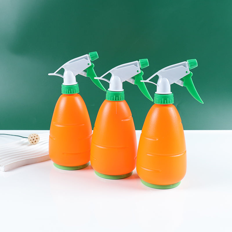 Carrot Shaped Sprayer Bottle – Cute Refillable Spray Bottle for Plants, Cleaning & Hair Care (Pack of 1 Pc)
