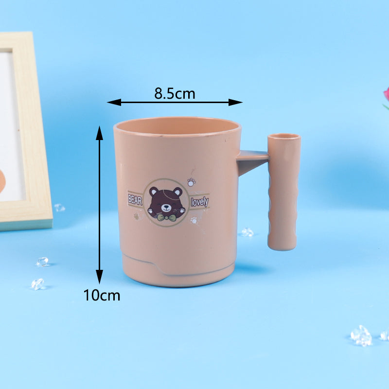 Printed Plastic Coffee Mug – Lightweight & Durable Daily Use Mug (Random color-Pack of 1 Pc)