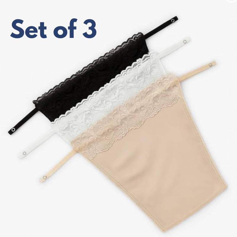 Cami Secret Set of 3 Camisole – Black, Beige & White | Soft, Stretchable Innerwear for Women