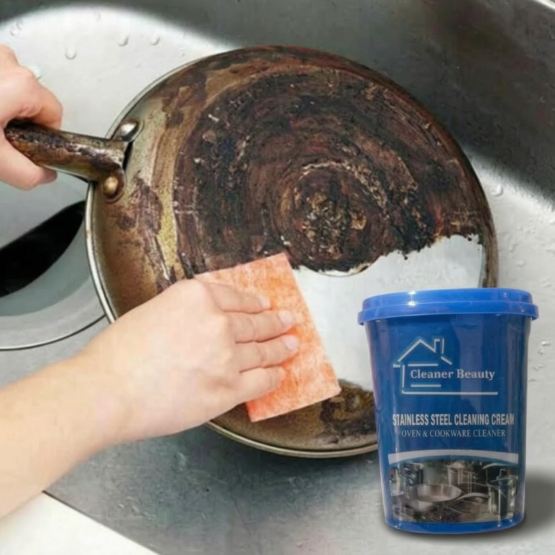 Cookware Scrubbing Paste 500g – Removes Grease, Stains & Burnt Residue