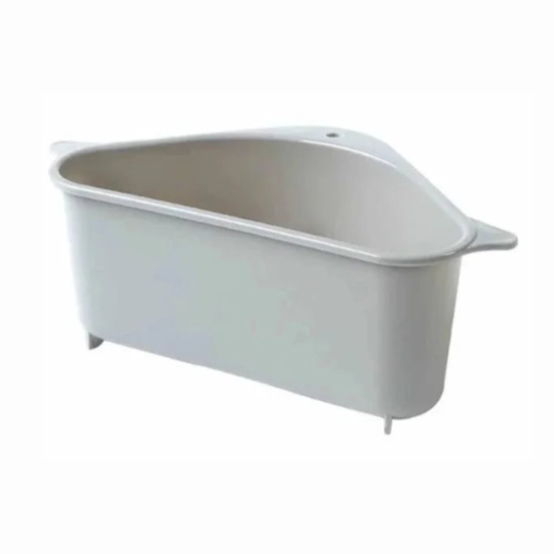Triangle Shape Sink Drain Storage Rack – Corner Kitchen Sink Strainer Basket & Multi-Function Drain Rack (Random color- Pack of 1)