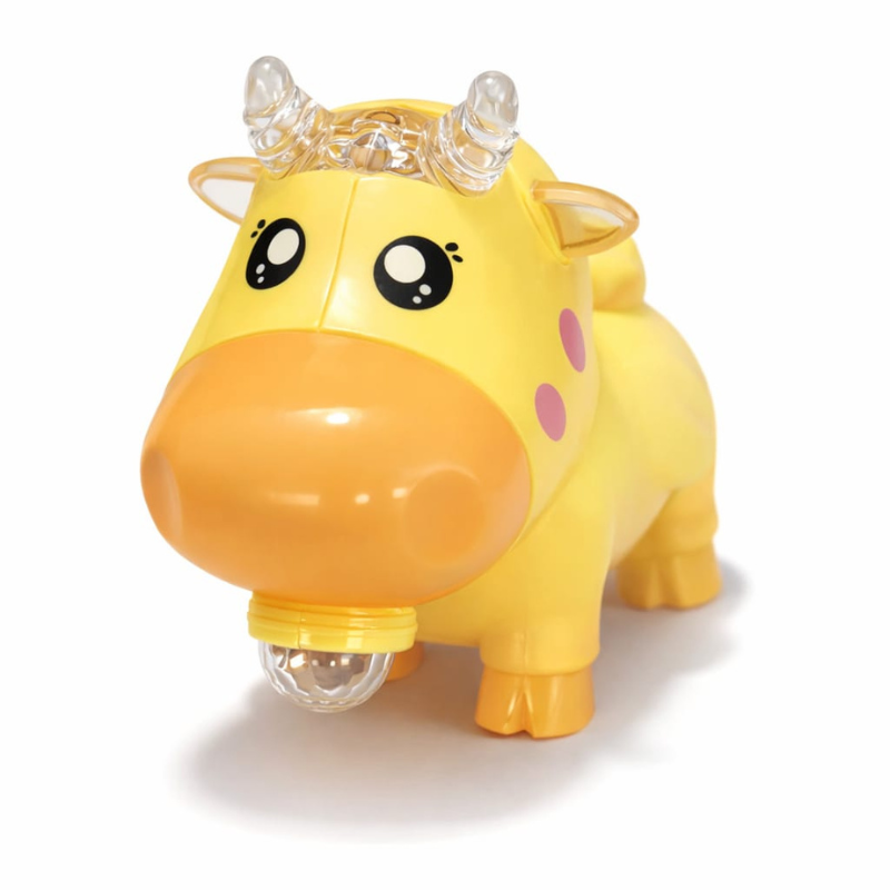 Crawling Cow Toy with Lights & Music – Moving Musical Animal Toy for Kids-Battery Operated (Random Color-Paack of 1)