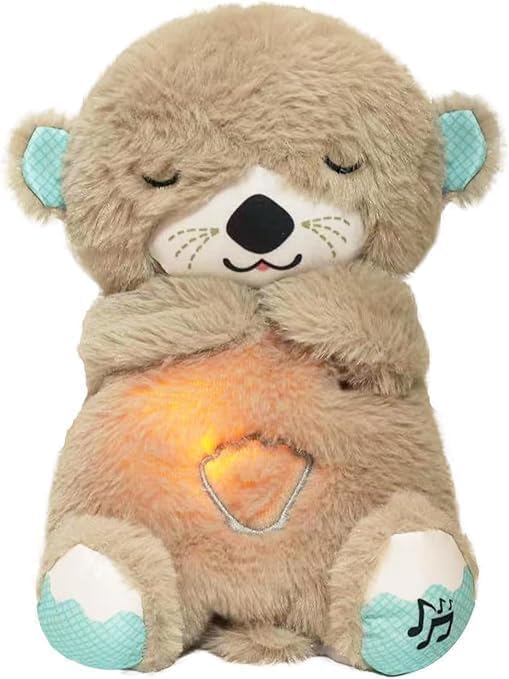 Soft Breathing Teddy with Music, Lights & Breathing Motion
