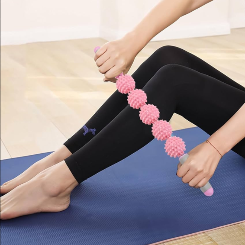 5 Spicky Ball Roller Massager – Deep Tissue Muscle Relaxation & Trigger Point Therapy Tool (Random color-Pack of 1)