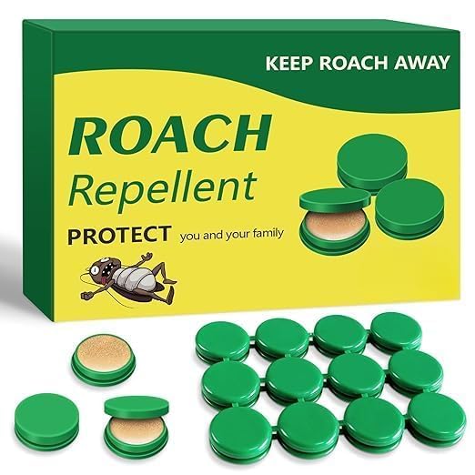 Cockroach Repellent – 12 Pcs Natural Pest Control Tablets for Home, Kitchen, Wardrobe & Bathroom