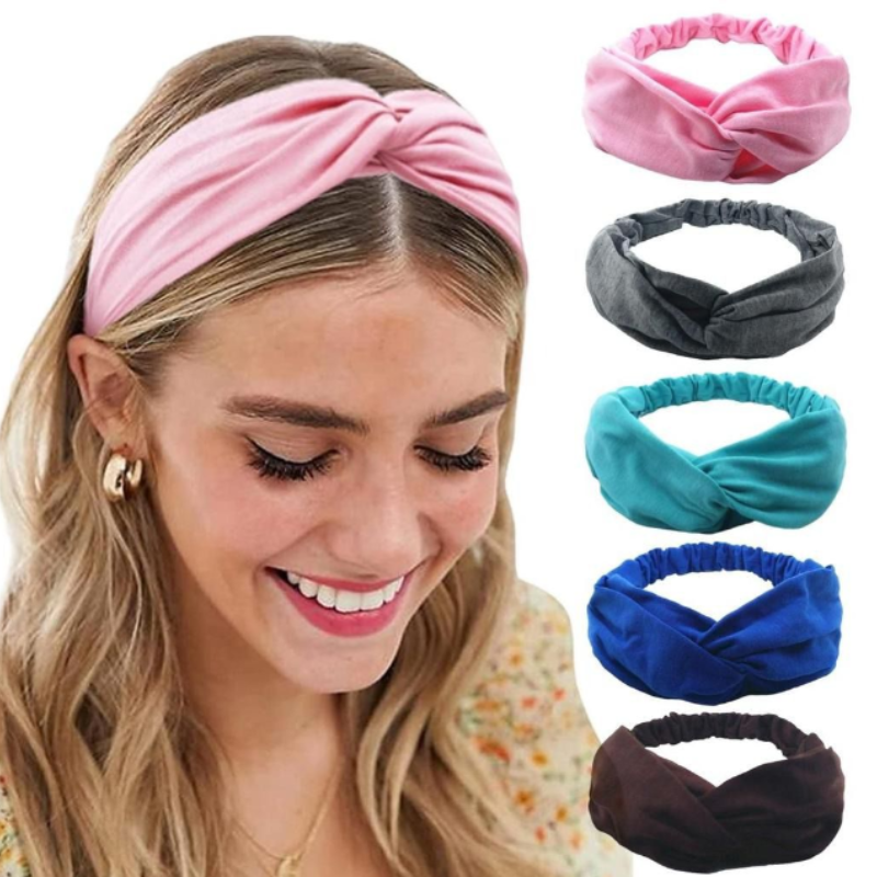 Fashion Bow Hair Band – Comfortable Knot Style Headband for Women