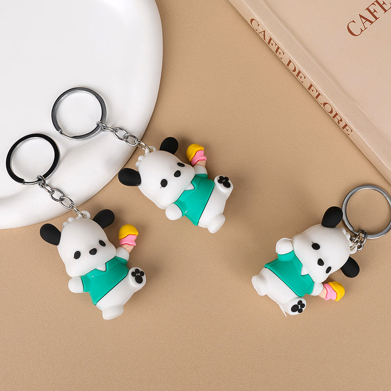 Large Random Cartoon Figure Keychain – Cute & Fun Key Holder ( Pack of 1 )