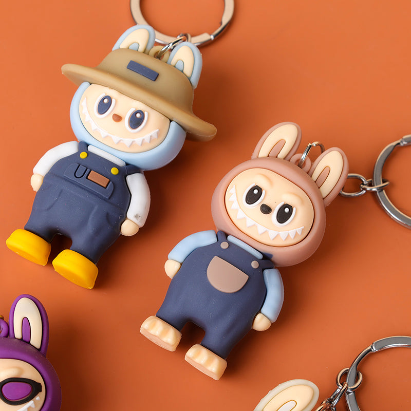 Brown Cartoon Keychain