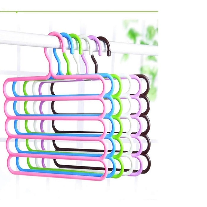 6 Pcs 5 Layer Multipurpose Hanger