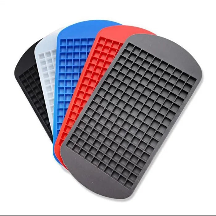 Mini Silicone Ice Cube Tray – 1 Pc Small Square Ice Mold for Beverages (Random color)