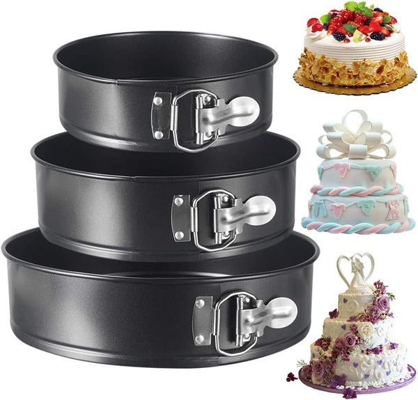 3pcs Round Shape Cake Mould