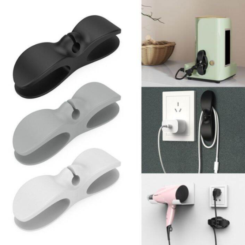 Holder Clip Self-Adhesive Cable & Cord Wrapper for Kitchen Appliances – Wire Organizer Clip (1 Pc)